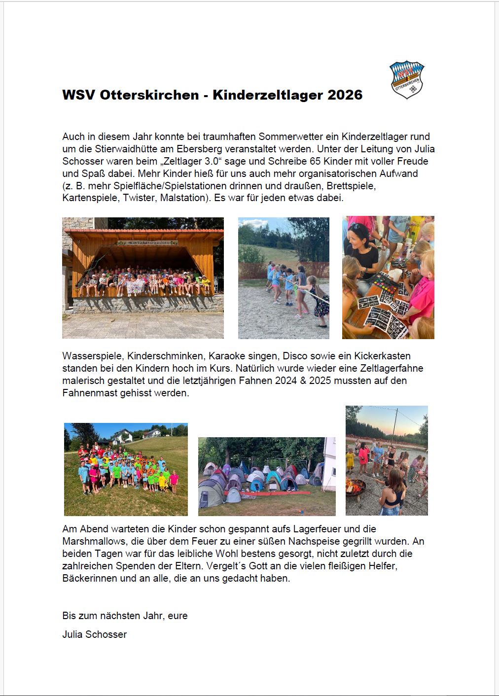 Bericht WSV Zeltlager 2026 3